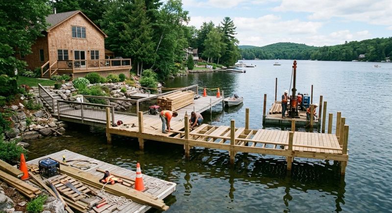 Dock Enlargement in Alpharetta, GA