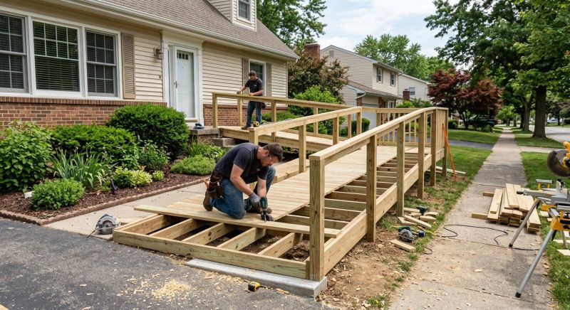 Handicap Ramp Replacement in Kansas City, KS