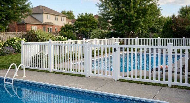 Vinyl Pool Fence Installation in South Houston, TX