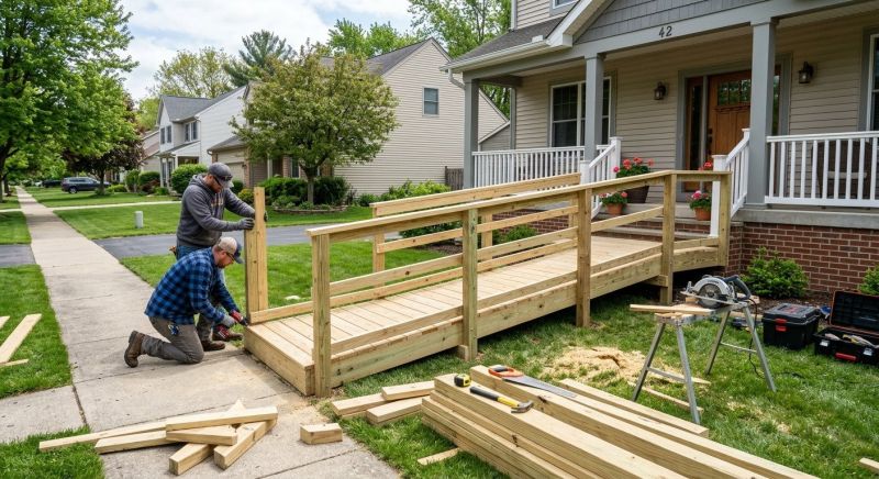 Accessible Ramp Construction in Conroe, TX