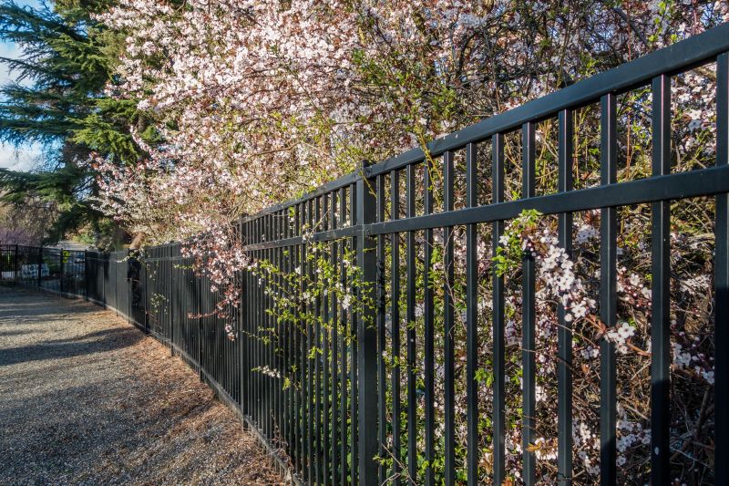 Black Metal Fence Installation in Alpharetta, GA