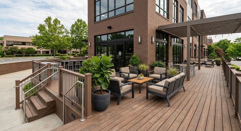 Commercial Deck Installation in West Hartford, CT