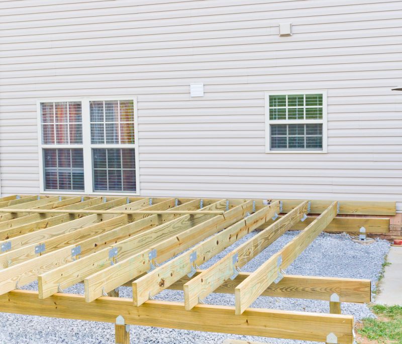 Ground Level Deck Construction in Worcester, MA