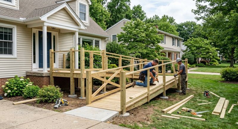 Handicap Ramp Construction in Wilmington, NC