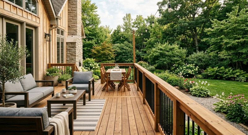 Hardwood Deck Installation in Boston, MA