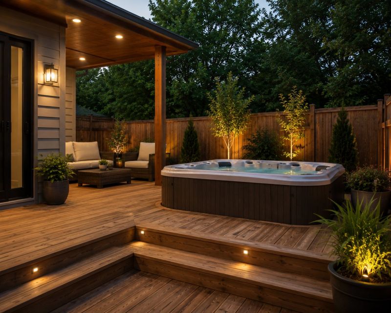 Hot Tub Deck Construction in Norwalk, CT