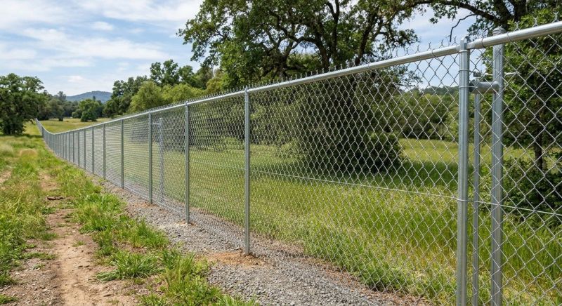 Metal Mesh Fence Installation in Roseville, CA