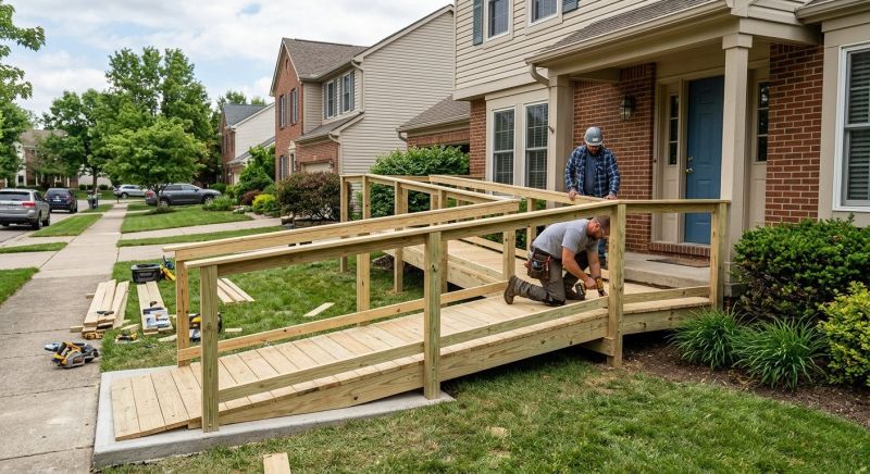 Porch Ramp Construction in Wilmington, NC
