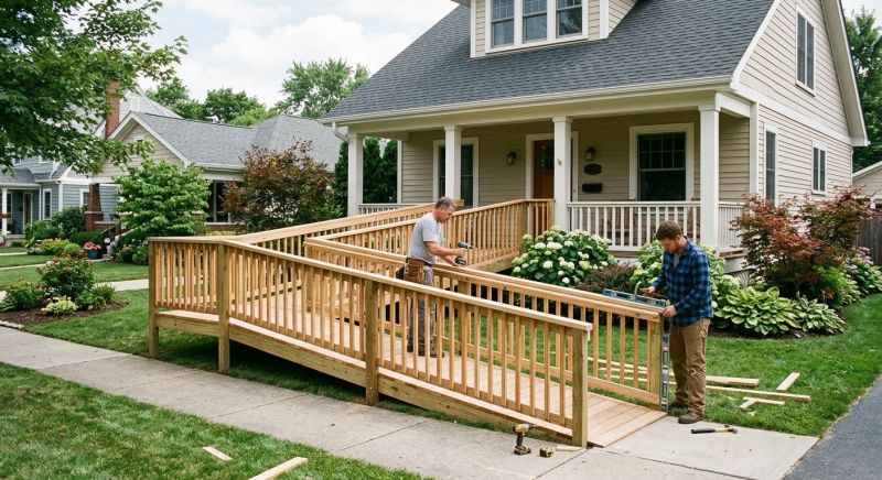 Porch Ramp Construction in Wilmington, NC