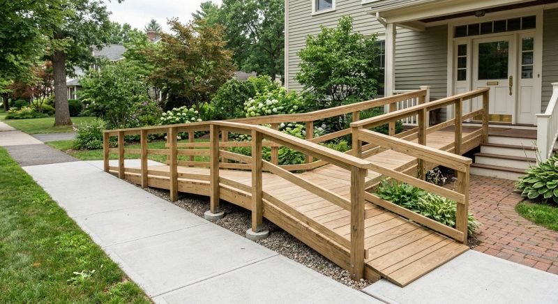 Porch Ramp Installation in Wilmington, NC