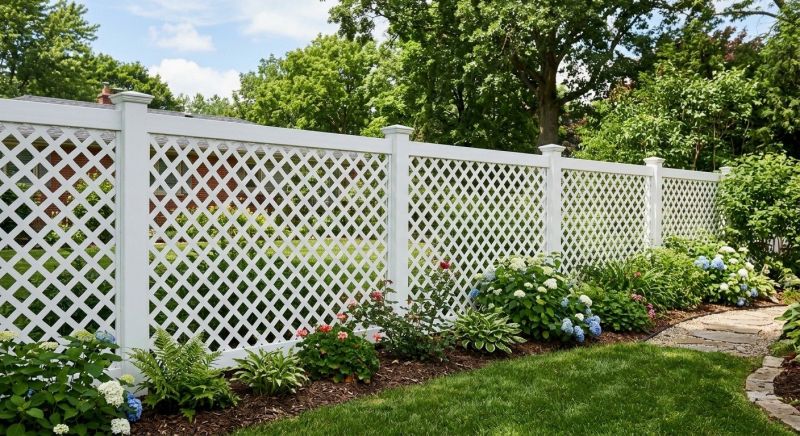 Pvc Lattice Fence Installation in South Houston, TX