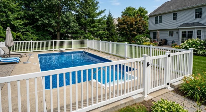 Vinyl Pool Fence Installation in Kansas City, MO
