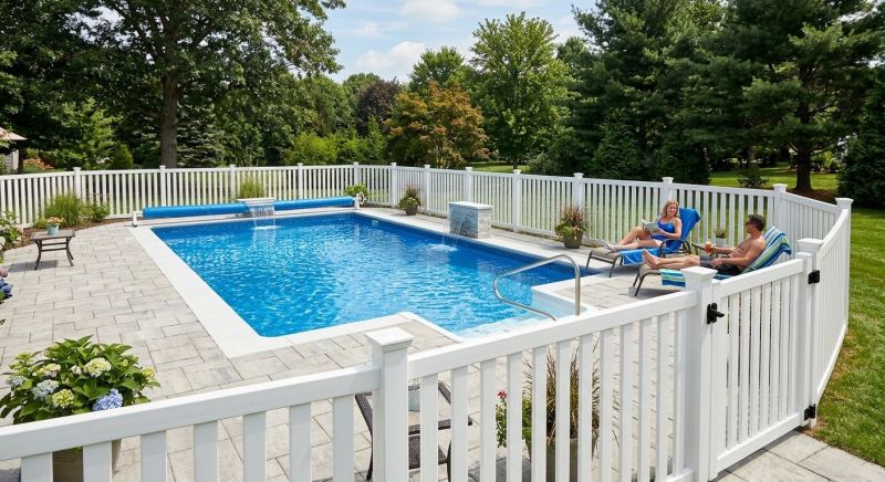 Vinyl Pool Fence Installation in Kansas City, MO