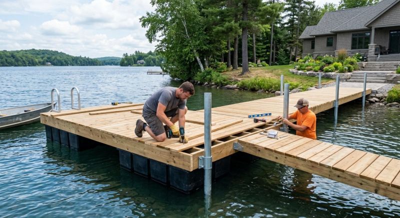 Water Dock Installation in Overland Park, KS