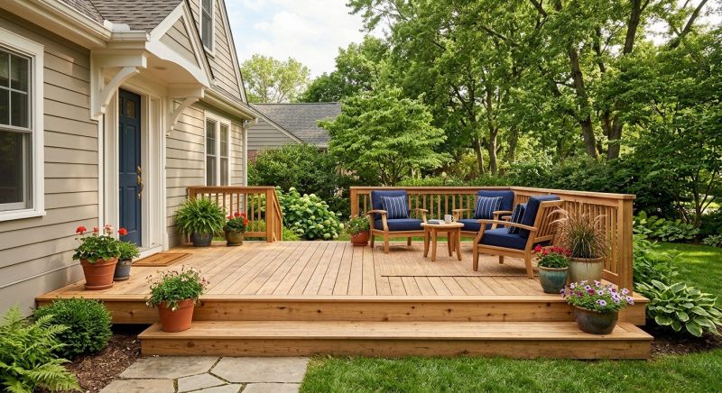 Wooden Veranda Construction in Boston, MA