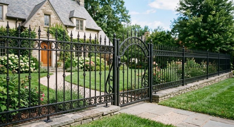 Wrought Iron Fence Installation in Alpharetta, GA